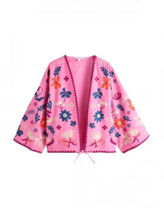 Foto van product Next Tussenjas navy / pitaja roze / knalrood / wit