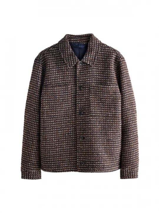 Foto van product Next Tussenjas navy / roestbruin / wit