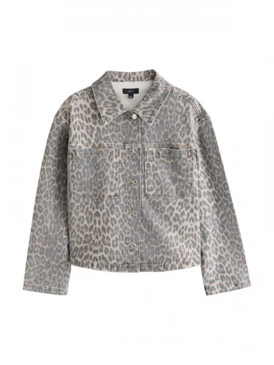 Foto van product Next Tussenjas taupe / brokaat / black denim