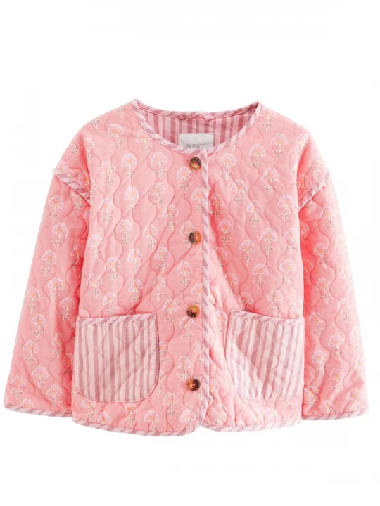 Foto van product Next Tussenjas zalm roze / lichtroze / wit