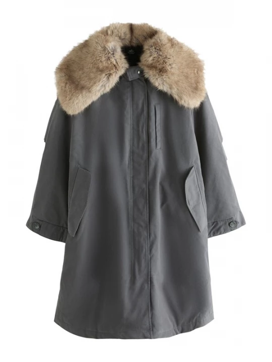 Foto van product Next Tussenparka lichtbruin / basaltgrijs