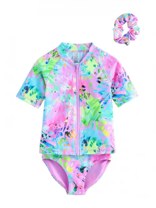 Foto van product Next UV-bescherming navy / lichtblauw / neongroen / lichtroze