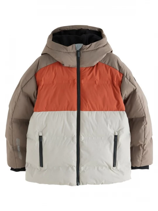 Foto van product Next Winterjas bruin / oranje / wit