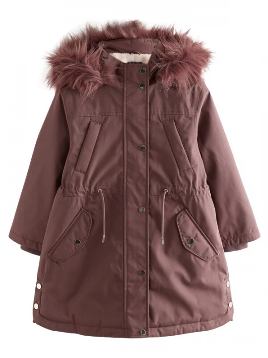 Foto van product Next Winterjas chocoladebruin