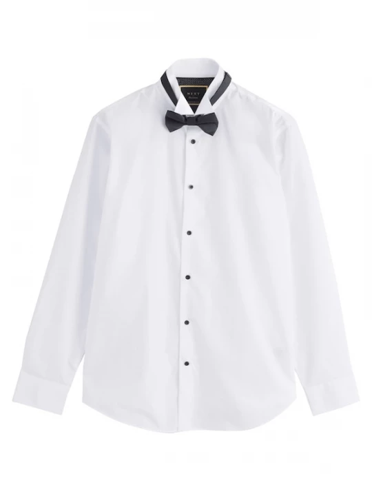 Foto van product Next Zakelijk overhemd navy / zwart / wit