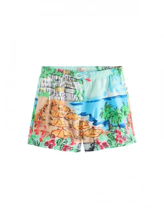 Foto van product Next Zwemshorts aqua / lichtgrijs / mintgroen / oranje