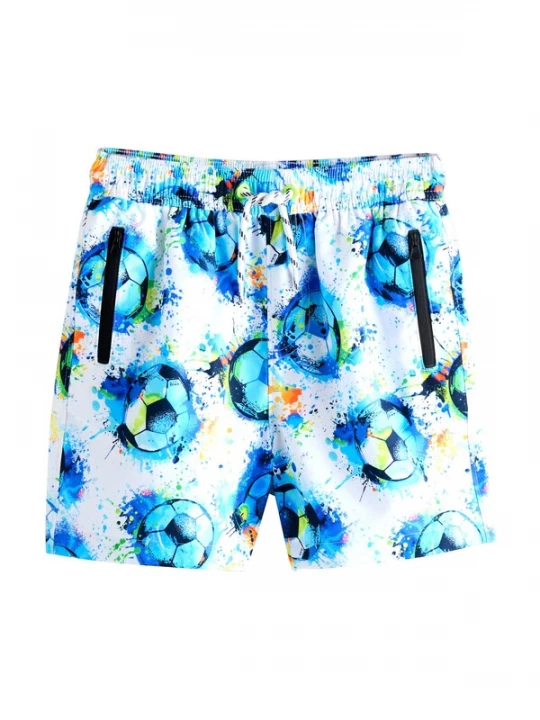 Foto van product Next Zwemshorts aqua / neongroen / oranje / wit