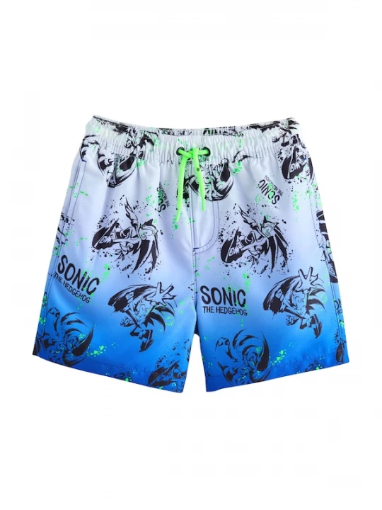 Foto van product Next Zwemshorts blauw / lichtblauw / neongroen / zwart