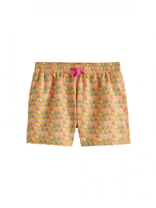 Foto van product Next Zwemshorts 'Essential' turquoise / lichtblauw / oranje / wit
