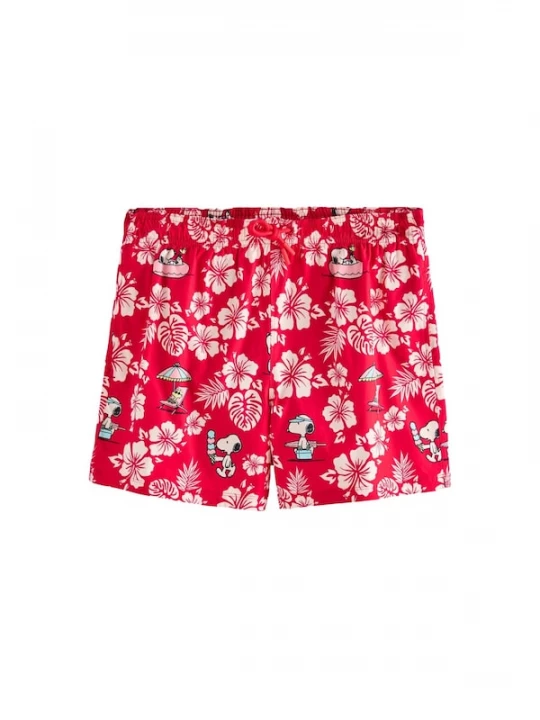 Foto van product Next Zwemshorts lichtblauw / rood / wit