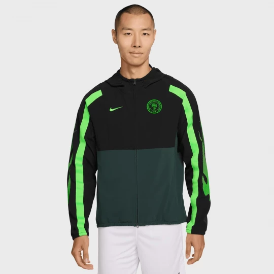 Foto van product Nigeria Energy Dri-FIT Soccer Woven Jacket Nike zwart