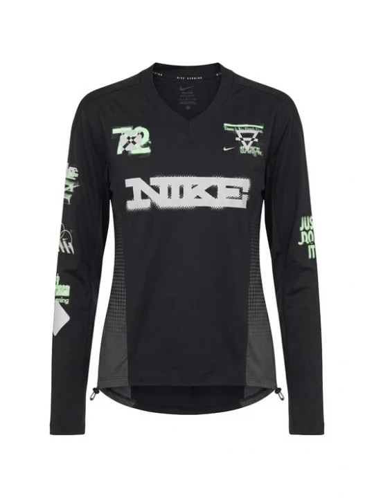 Foto van product NIKE Functioneel shirt grijs / lichtgroen / zwart