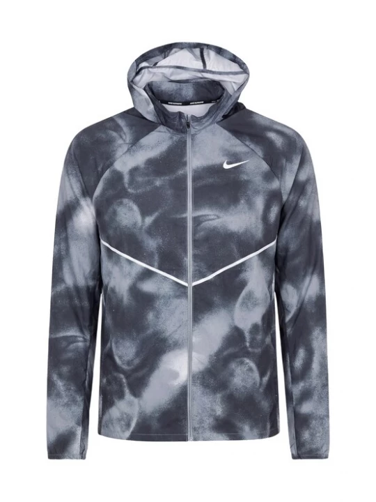 Foto van product NIKE Sportjas 'Miler' lichtgrijs / donkergrijs / zwart