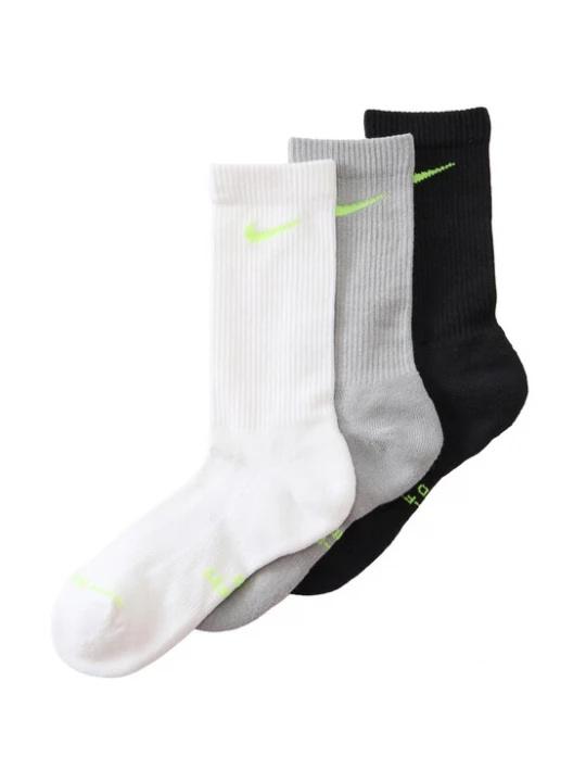 Foto van product NIKE Sportsokken 'ED ELVD' lichtgrijs / appel / zwart / wit