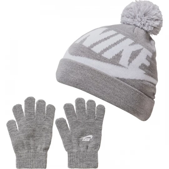Foto van product Nike Sportswear Set 'SWOOSH POM' grijs