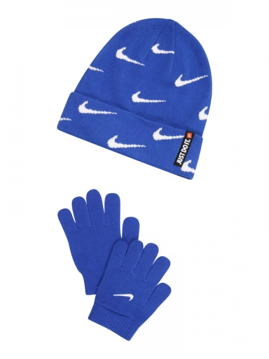 Foto van product Nike Sportswear Set 'SWOOSH REPEAT' royal blue / koningsblauw / wit