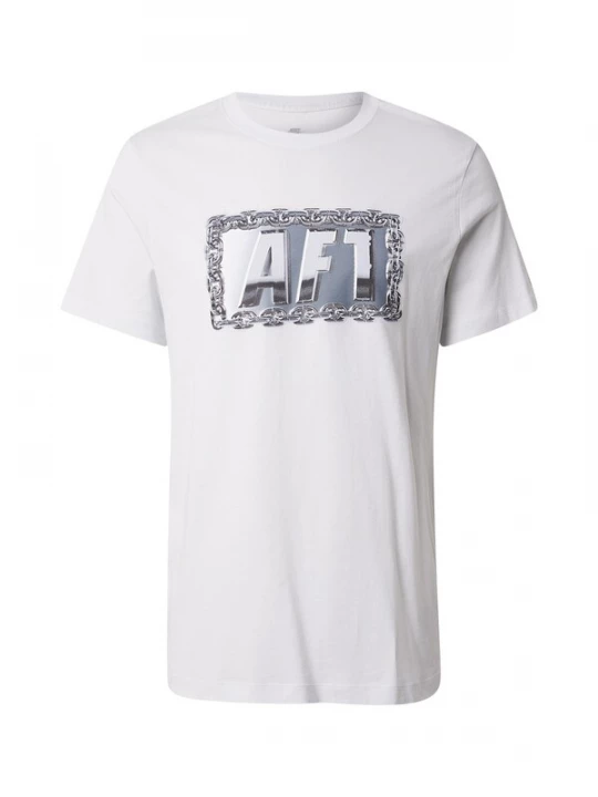 Foto van product Nike Sportswear Shirt 'AF1 LA ALLSTR' zilver / offwhite