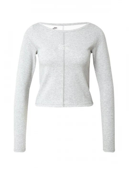 Foto van product Nike Sportswear Shirt 'AIR' grijs gemêleerd / wit