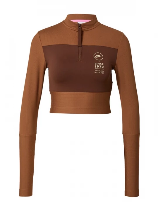 Foto van product Nike Sportswear Shirt bruin / donkerbruin / wit