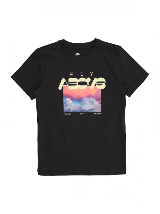 Foto van product Nike Sportswear Shirt 'FLY ABOVE' lichtblauw / lichtgeel / lichtroze / zwart
