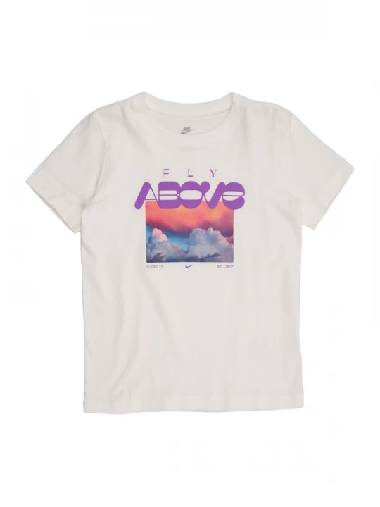 Foto van product Nike Sportswear Shirt 'FLY ABOVE' lichtblauw / lila / kreeft / wit
