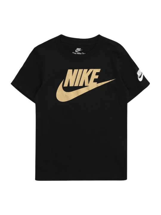 Foto van product Nike Sportswear Shirt 'FUTURA EVERGREEN' goud / zwart / wit