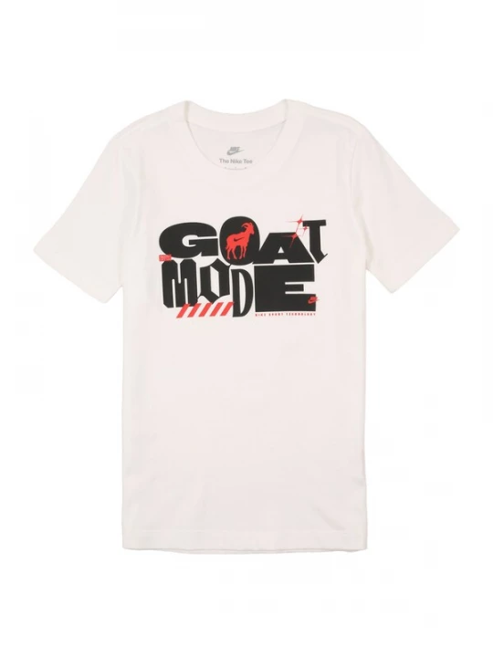 Foto van product Nike Sportswear Shirt 'GOAT MODE' knalrood / zwart / wit