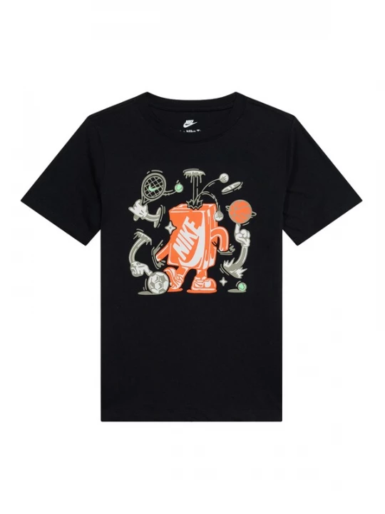 Foto van product Nike Sportswear Shirt grijs / oranje / zwart / wit