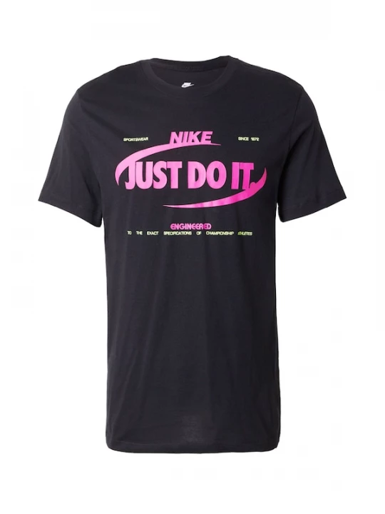 Foto van product Nike Sportswear Shirt neongroen / lichtroze / zwart