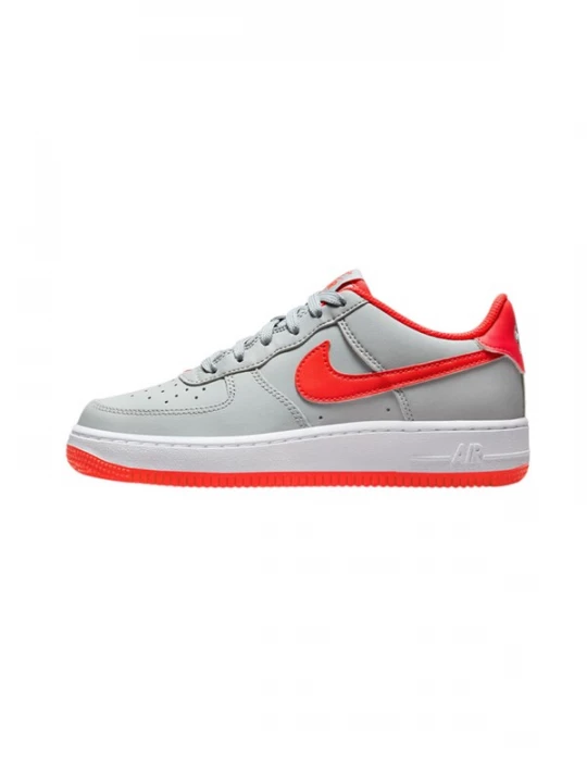 Foto van product Nike Sportswear Sneakers 'AIR FORCE 1 BG' rookgrijs / rood / wit