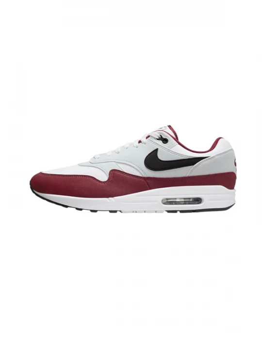 Foto van product Nike Sportswear Sneakers laag 'Air Max 1' lichtgrijs / wijnrood / zwart / wit
