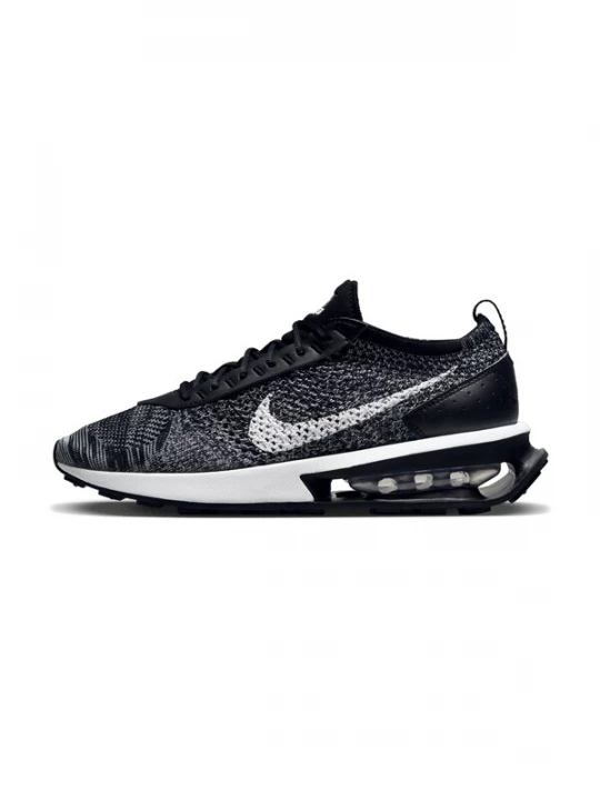 Foto van product Nike Sportswear Sneakers laag 'AIR MAX FLYKNIT RACER' zwart / zwart gemêleerd / wit