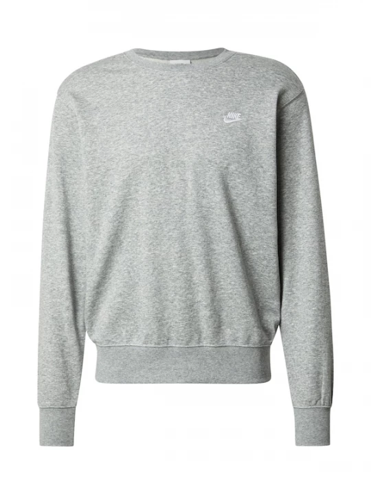 Foto van product Nike Sportswear Sweatshirt 'Club Fleece' grijs gemêleerd / wit