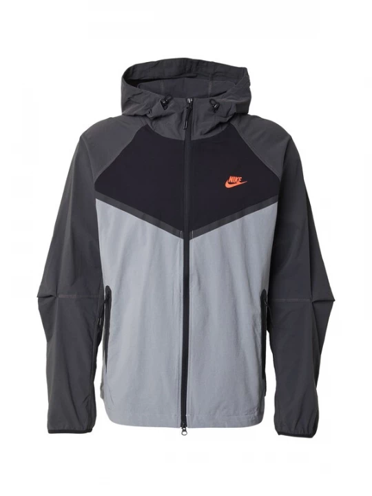 Foto van product Nike Sportswear Tussenjas antraciet / lichtgrijs / donkergrijs / oranje