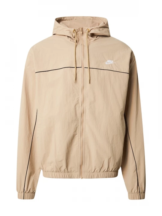 Foto van product Nike Sportswear Tussenjas 'CLUB ATHLETE' crème / zwart / wit