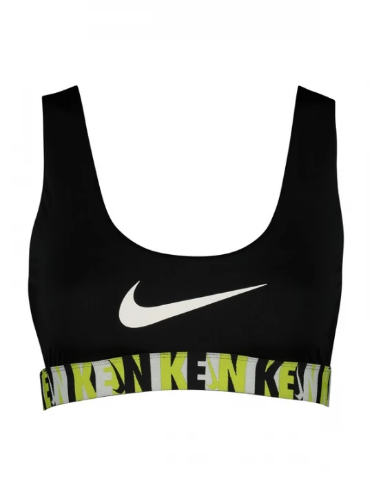 Foto van product Nike Swim Sportbikinitop appel / zwart / wit