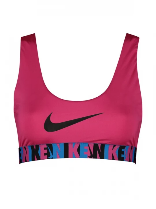 Foto van product Nike Swim Sportbikinitop indigo / cyclaam / zwart