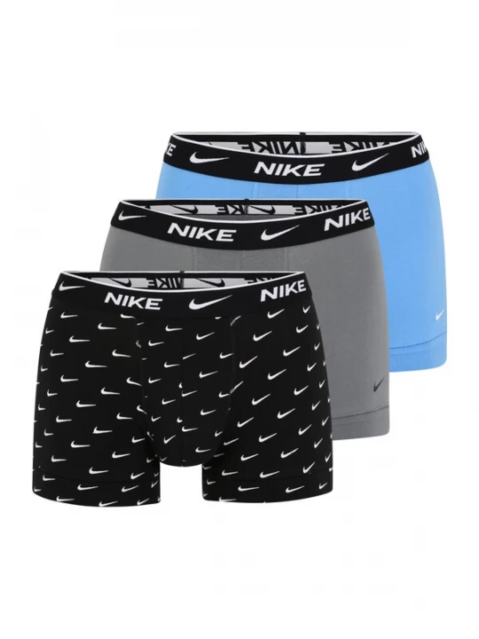 Foto van product NIKE Underwear Boxershorts azuur / donkergrijs / zwart / wit
