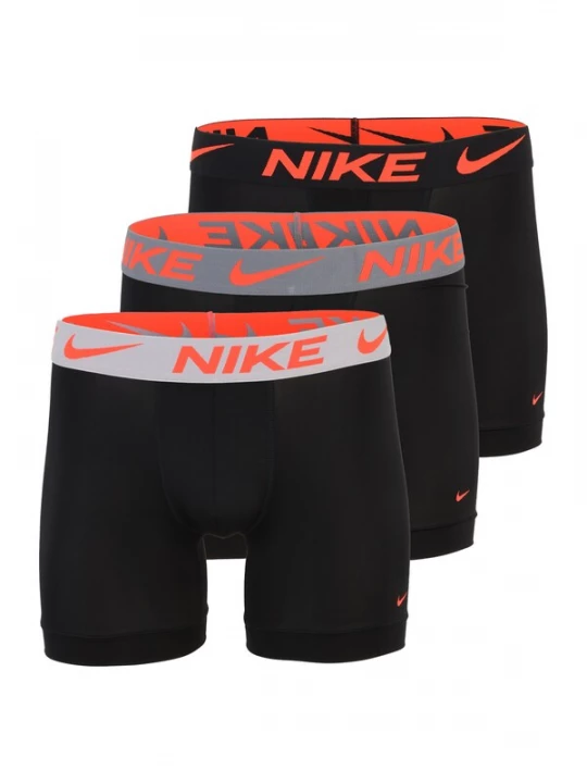 Foto van product NIKE Underwear Boxershorts 'Essential' grijs / lichtgrijs / rood / zwart