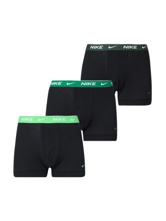 Foto van product NIKE Underwear Boxershorts 'Everyday' groen / zwart / wit