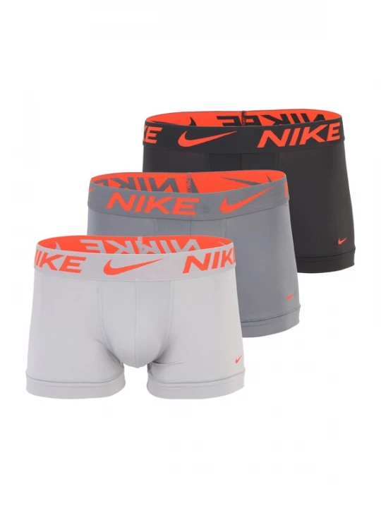 Foto van product NIKE Underwear Boxershorts grijs / donkergrijs / oranje / zwart