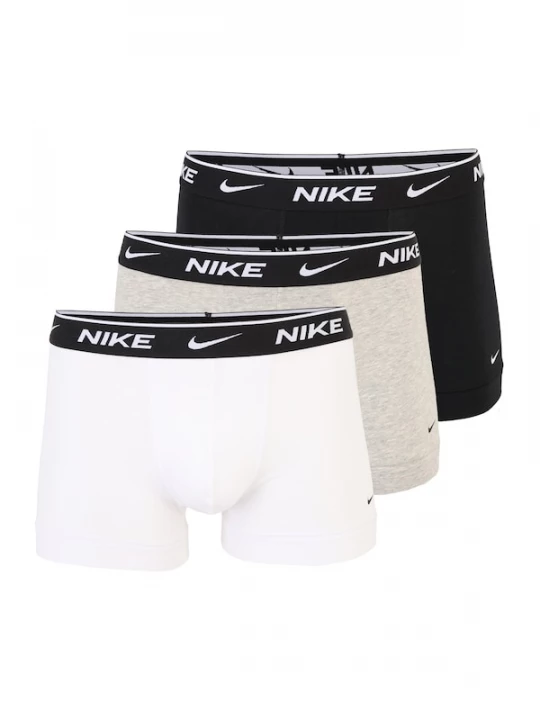 Foto van product NIKE Underwear Boxershorts grijs gemêleerd / zwart / wit
