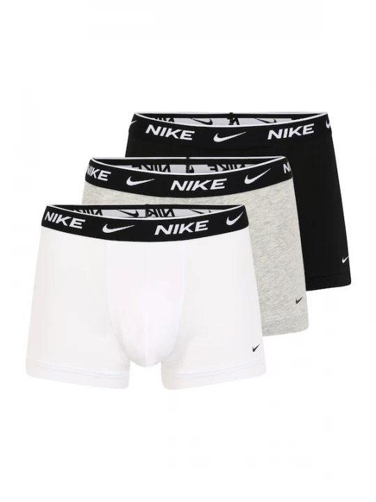Foto van product NIKE Underwear Boxershorts grijs gemêleerd / zwart / wit