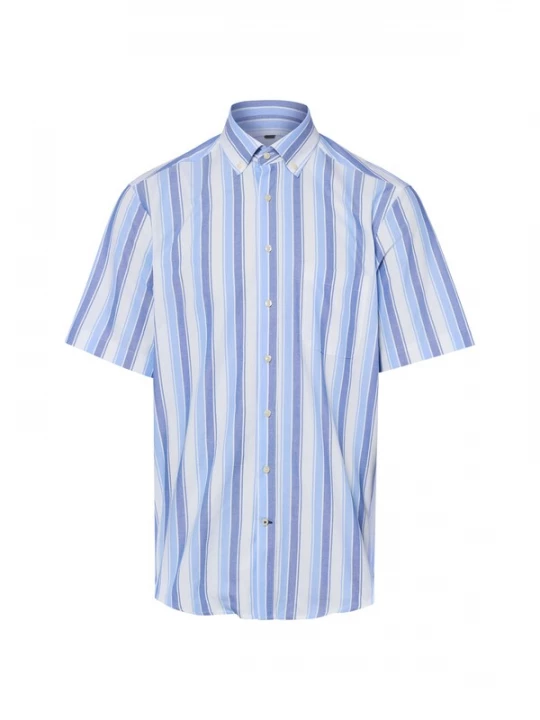 Foto van product Nils Sundström Overhemd blauw / lichtblauw