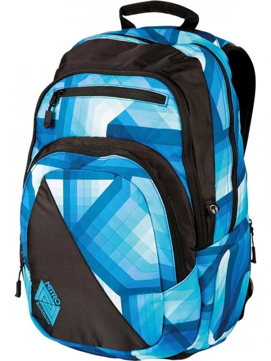 Foto van product NitroBags Rugzak lichtblauw / zwart / wit