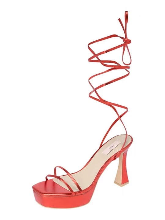 Foto van product NLY by Nelly Sandalen met riem rood