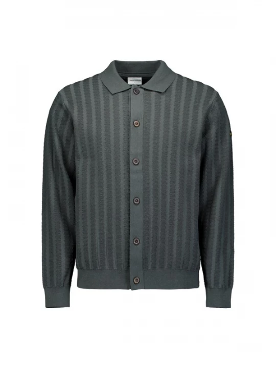 Foto van product No Excess Gebreid vest antraciet