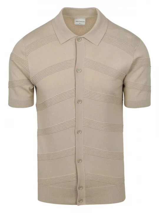 Foto van product No Excess Gebreid vest beige