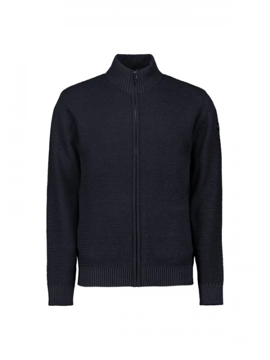 Foto van product No Excess Gebreid vest donkerblauw