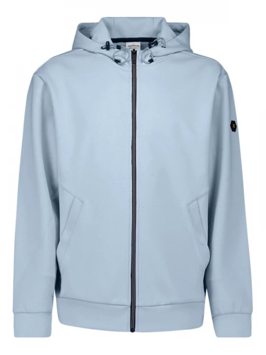 Foto van product No Excess Gebreid vest lichtblauw